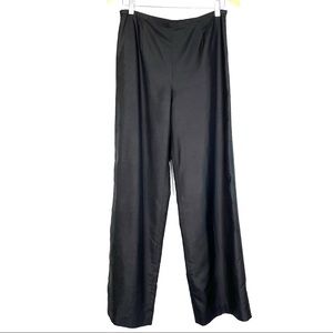 Ann Taylor Black 100% Silk Pants Size 8
